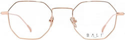 Bali Body Weiblich Metallisch Brillenrahmen Rose Gold 13541