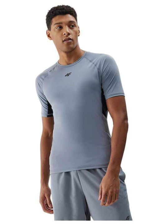 4F Sportliches T-Shirt Blau
