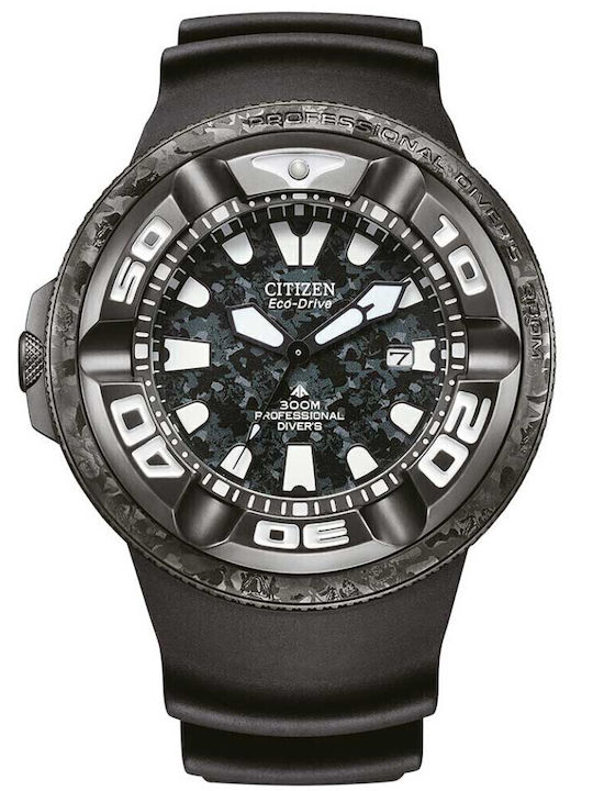 Citizen Men's Watch 48mm Battery with Black Rubber Strap