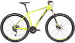 Ideal Prorider 29" 2024 Yellow Mountain Bike with 16 Speeds and Hydraulic Disc Brakes