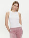 Juicy Couture Women's Summer Blouse Sleeveless White