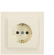 Eurolamp SCHUKO 16A Power Socket 16A Beige 1pcs