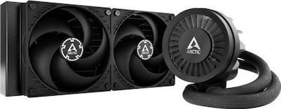 Arctic Liquid Freezer III 240 Black Răcire cu Apă pentru Procesor Ventilator dublu 120mm pentru Socket AM4/AM5/1700