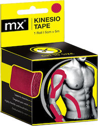Bandaj terapeutic cu bandă kinesiologică Mx 5cmx5m roz Medinox Mx79061