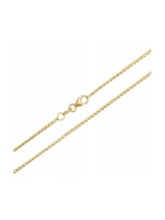 Goldene Kette Nacken 14K