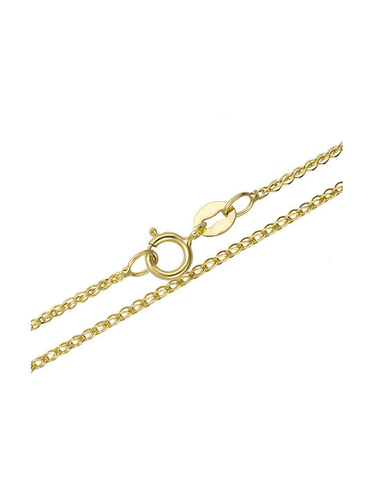 Goldene Kette Nacken 14K