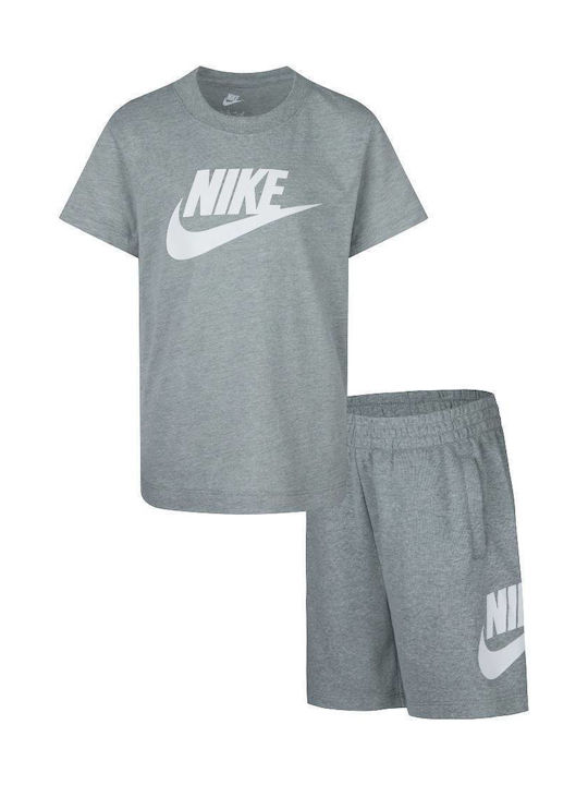 Nike Kids' Set with Shorts Summer 2pcs Dark Grey