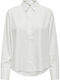 Long Sleeve Women's Shirt White Monochrome