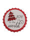 Out of the Blue Joy To The World Weihnachtlicher Untersetzer Keramik Rentier Joy to The World
