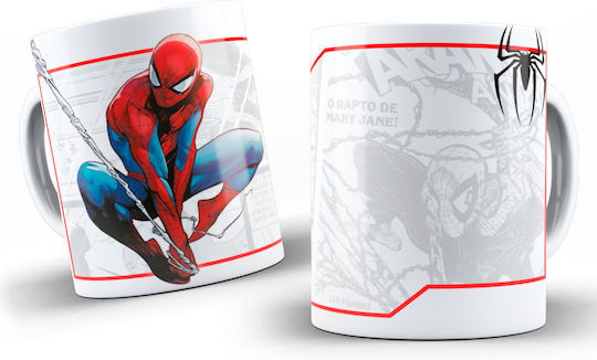 Rock Deal Spiderman Marvel Ceramic White Mug 325ml