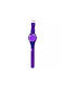 Nora's Accessories Ceas cu Violet / Violet Curea de Cauciuc