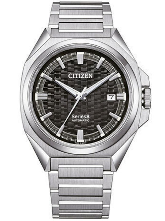 Citizen Series 8 Ceas Barbatesc 40mm Automat Cu Brățară Din Metal Argintie