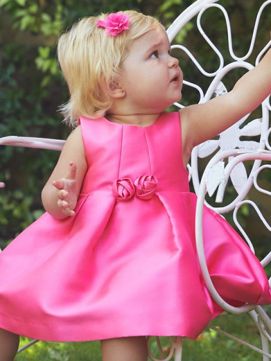 Abel & Lula Kids Dress Fuchsia