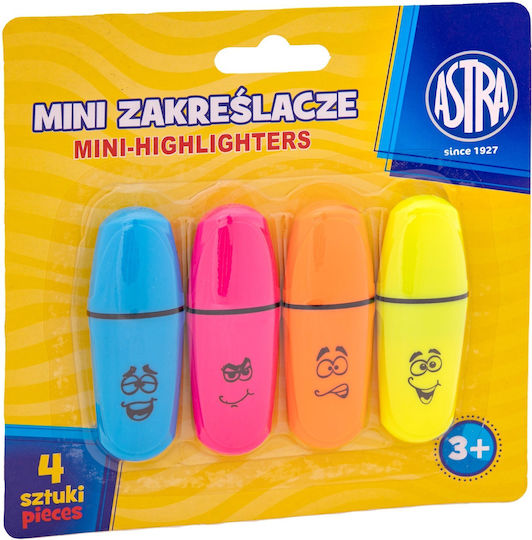 Astra Textmarker 2.5mm Mehrfarbig 4Stück