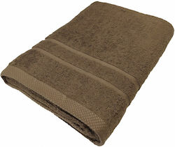 Set of 6 Hotel Towels Brown Set of 6 Hotel Towels Brown