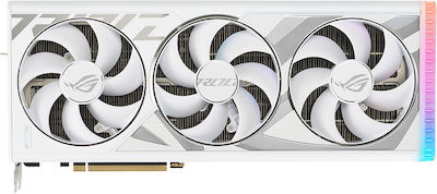 Asus GeForce RTX 4080 Super 16GB GDDR6X ROG Strix White Edition Κάρτα Γραφικών