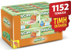 MEGA Baby Care Baby Wipes with Chamomile 16x72pcs