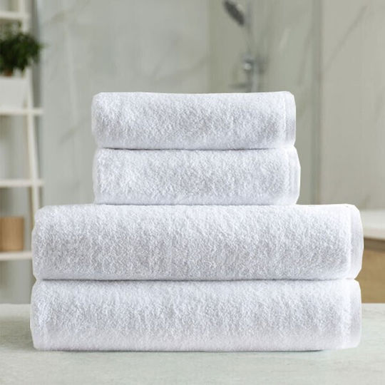 SpitiBazaar Facecloth 50x100cm White Weight 400gr/m²