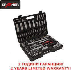 Grafner SS10509 Καστάνια με Καρυδάκια 1\2" & 1\4" 108τμχ