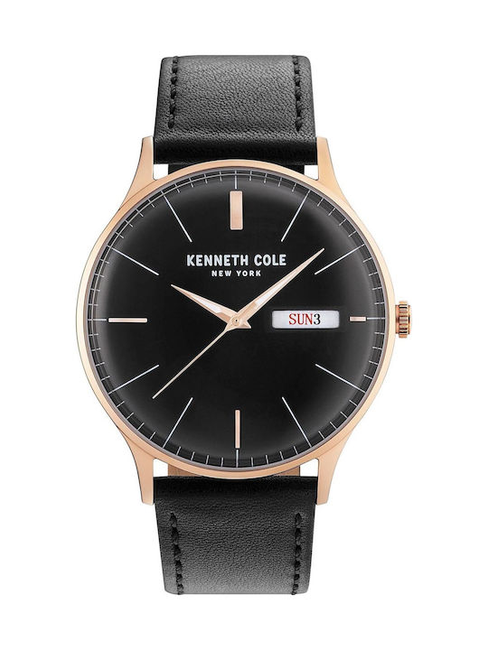 Kenneth Cole Oxford Ρολόι Μπαταρίας με Λευκό Μεταλλικό Μπρασελέ