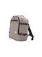 Benzi Men's Fabric Backpack Beige