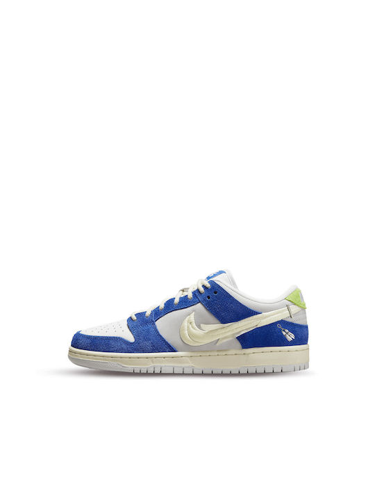Nike Dunk Low Sb X Fly Streetwear Gardenia Γυναικεία Sneakers Μπλε