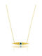 Gregio Eye from Gold Plated Silver