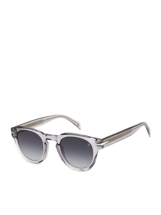 David Beckham Men's Sunglasses with Gray Plasti...