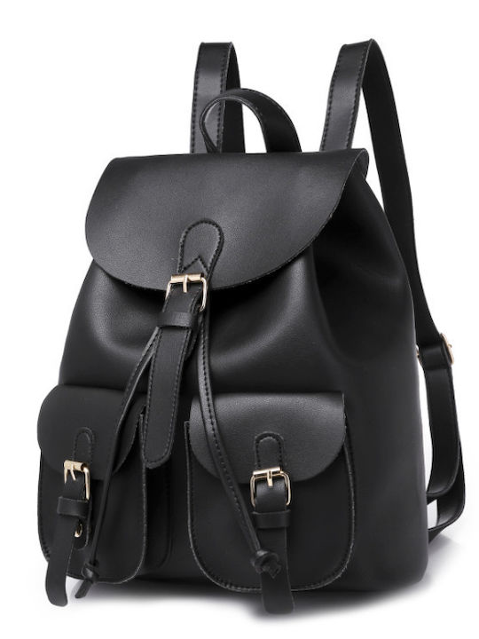 Yookie Damen Tasche Rucksack Schwarz