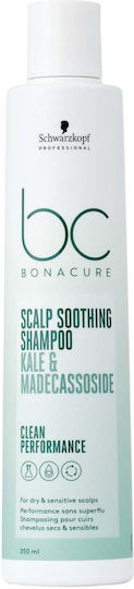 Schwarzkopf Bonacure Scalp Soothing Σαμπουάν για το Ευαίσθητο Τριχωτό για Ξηρά Μαλλιά Μαλλιά 250ml