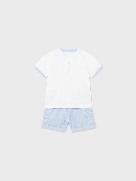 Mayoral Kids Set with Shorts Summer 2pcs Light Blue