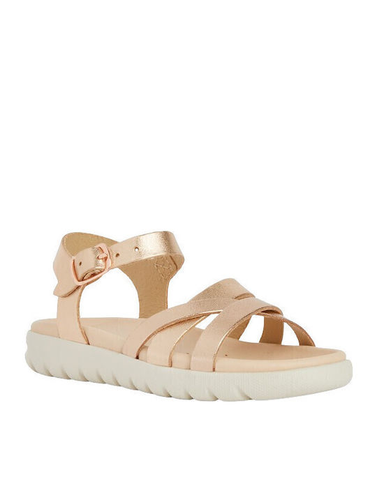Geox Sandale Copii J Sandal Soleima Roz Auriu