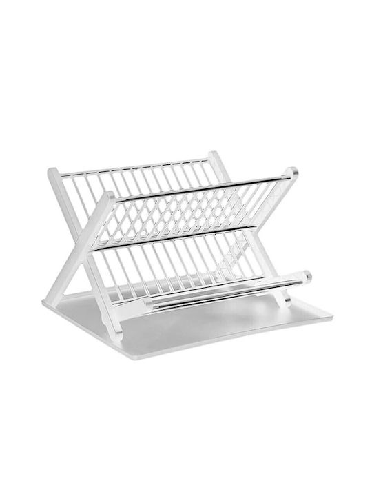 Scurgător De Chiuvetă Din Aluminiu Alb 38x24x34cm