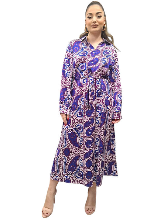 Midi Damenkleid Lila