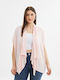 Mat Fashion Jachetă de damă tricotată în Roz Culoare