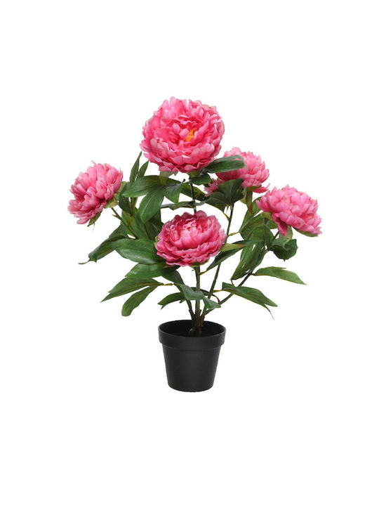 Kaemingk Artificial Plant in Small Pot Peony Pink 1pcs