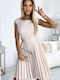 Numoco Mini Dress Beige