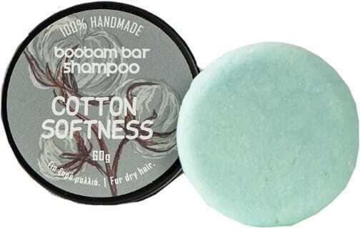 Boobam Cotton Softness Solide Shampoos für Trocken Haare 60gr