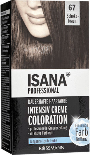 Isana Professional Intensive Cream Coloration No.67 Chocolate Brown