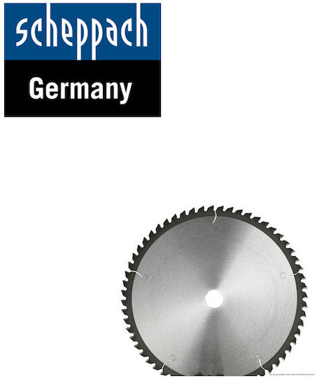 Scheppach Δίσκος Κοπής Ξύλου με 48 Δόντια 255mm