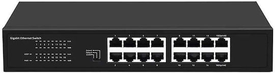 Ewind EW-S1616CG Unmanaged Switch με 16 Θύρες Ethernet