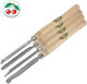 Kirschen Meißel mit Hölzernes Griff Set 4Stück