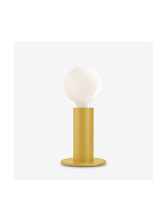 Hintsdeco Tischlampe Dekorative Lampe mit Fassung für Lampe E27 Gelb