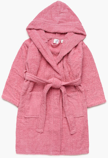 Eleten Παιδικό Μπουρνούζι Pink mit Kapuze