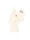 Cool Club Kids Hooded Bathrobe White