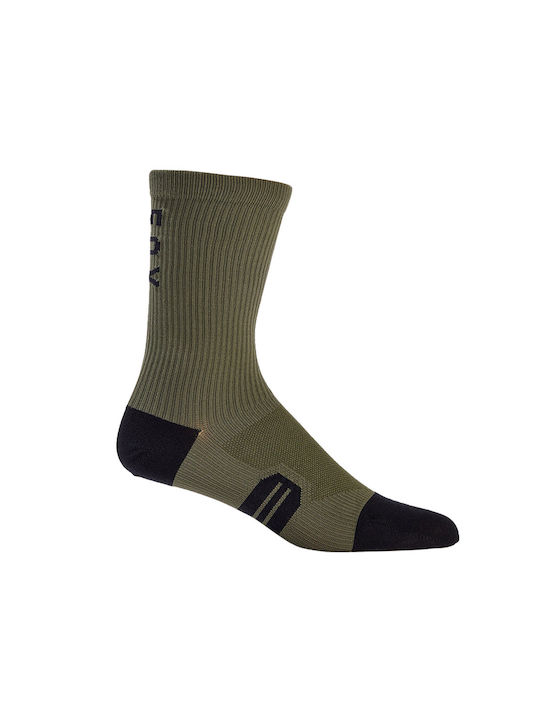 Fox Men's Socks Olive Green