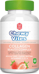 Chewy Vites Collagen Beauty Complex 60 Jeleuri Aromă Căpșuni Chewy Vites Collagen Beauty Complex 60 Jeleuri Aromă Căpșuni