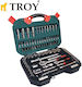 Troy Ратчетни и гнездови гарнитури 1\2" & 1\4" 94бр