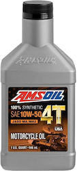 Amsoil Performance Synthetisch Motorradöl für Viertaktmotoren 10W-50 946ml