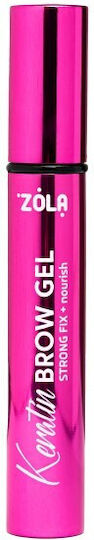 Zola Keratin Brow Gel Strong Fix+nourish Eyebrow Gel, 5 Ml